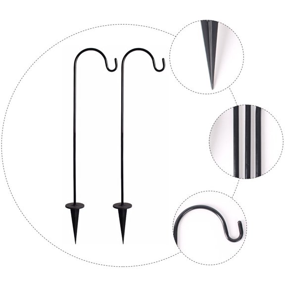 UPKOCH 4 Pcs Shepherd Hooks for Hanging Plants Garden Decoration Outdoor