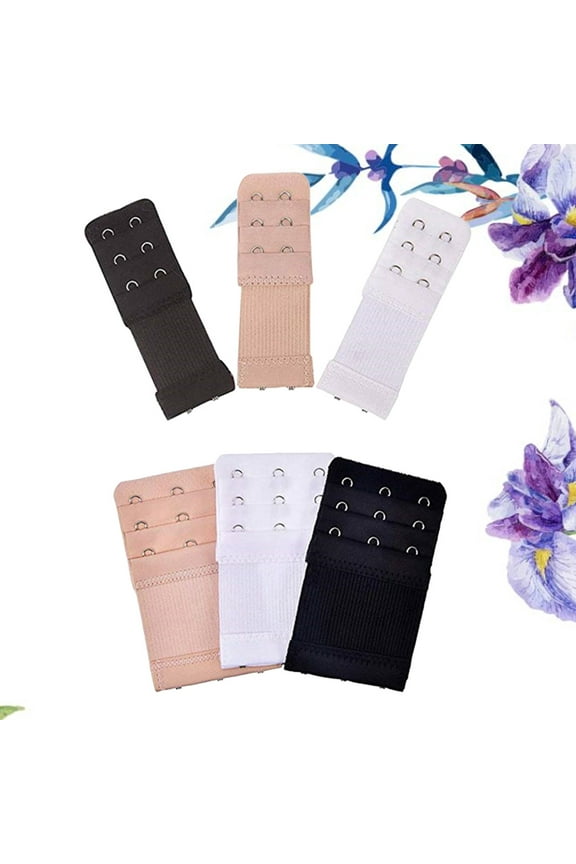 6 Pcs Hooks Bra Extender Bralettes for Women Lengthened Strap