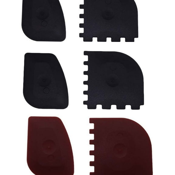 UPKOCH 6 Pcs Scrappers Kitchen Skillet Random Color Scraper Cleaning Scraper Blade Grill Pan Scraper Oven Pineapple