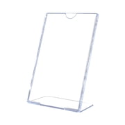 UPKOCH 6 Pcs Show Rack Desktop Photo Holder Slanted Display Stand L Shape Display Stand