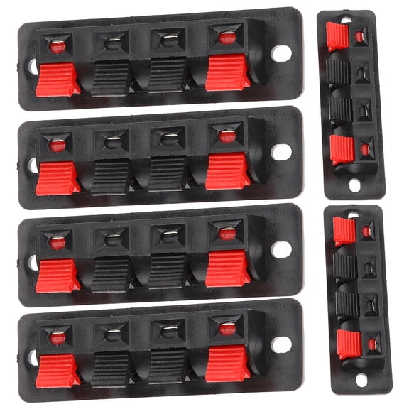 UPKOCH 6 Pcs Wire Terminals Connectors Speakers Spotlight Connector Replaceable Connector Terminal Connecting Plate USB Major