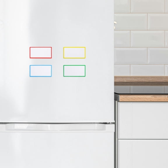 UPKOCH 8 Pcs Sticker Magnetic Dry Erase Labels Erasable Name Post Shopping