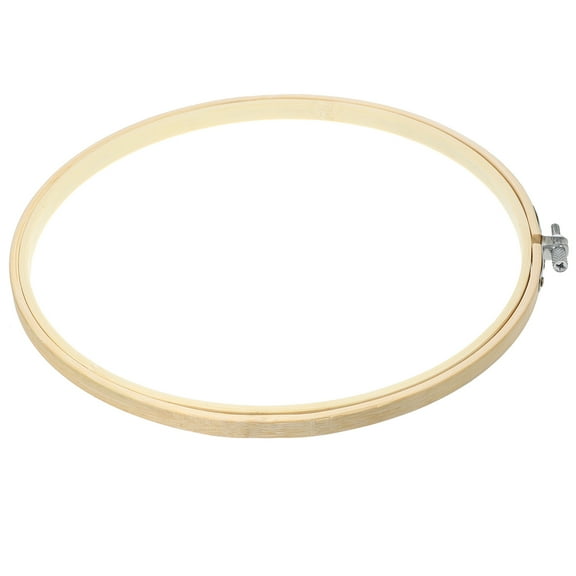 Tendycoco  9 Inch Cross Stitch Ring Wood Embroidery Hoops Beginner Circle