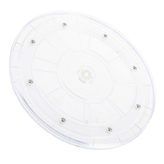 UPKOCH 9 Inches Plastic Turntable Organizer Tray for Kitchen Pantry or Countertops