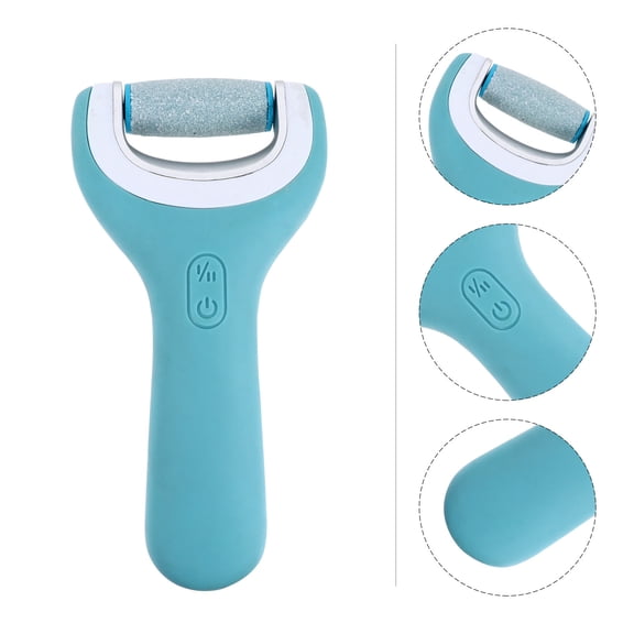 UPKOCH Blue Electric Foot Dead Skin Remover Portable Pedicure Tool for Home Use USB Charging PP Material
