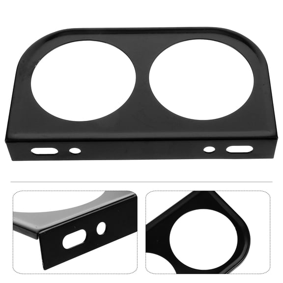UPKOCH Car Dashboard Meter Holder Bracket Gauge Mount (2 Hole Type)