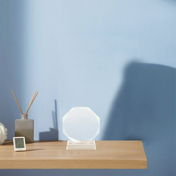 UPKOCH Decorative Signs Plaques Crystal Glass 1Set