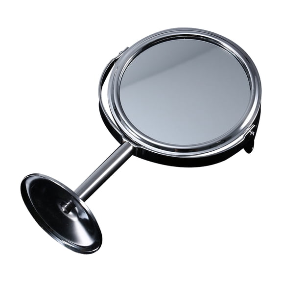 UPKOCH Double Sided Magnifying Makeup Table Mirror Round Rotary Desk Mirror