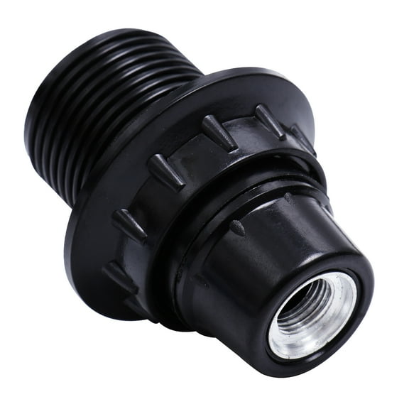 UPKOCH Lamp Bulb Socket Lamp Holder Black Aluminum 6Pcs