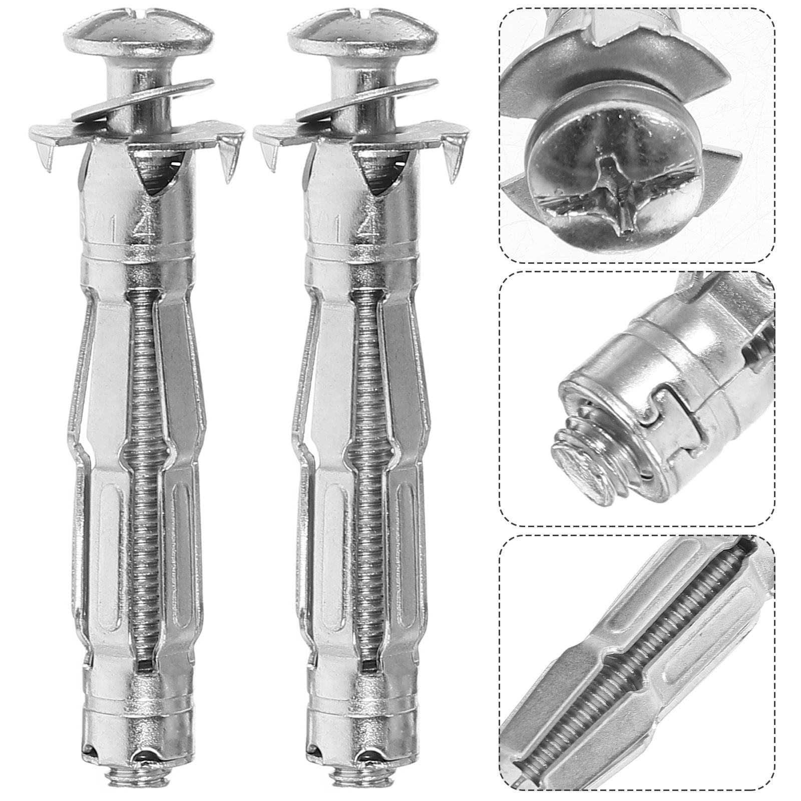 UPKOCH Heavy Drywall Anchors Galvanized Steel 30Pcs M6x52