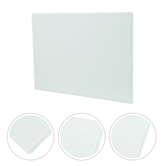 UPKOCH Slip Resistant Tempered Glass Cutting Board 1Pcs 11In X 7.9In X 0.12In