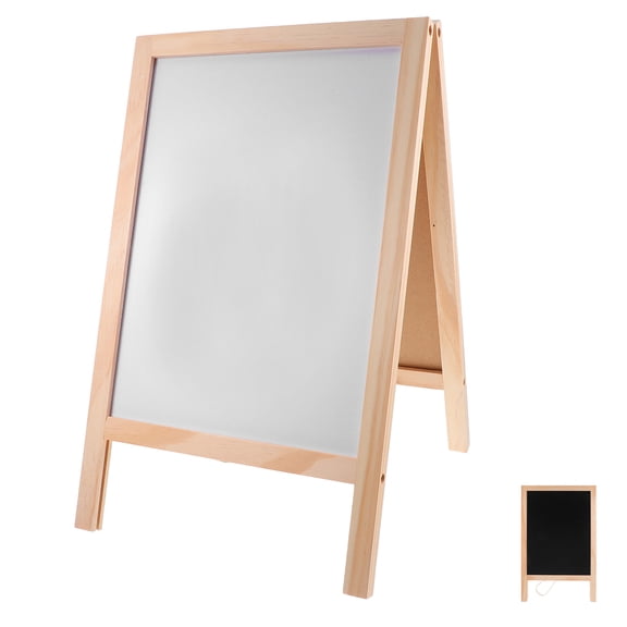 UPKOCH Mini DoubleSided Chalkboard Sign with Jute Twine for Messages and Decorations, Black, Plastic, 4.5 x 3.5 Inches