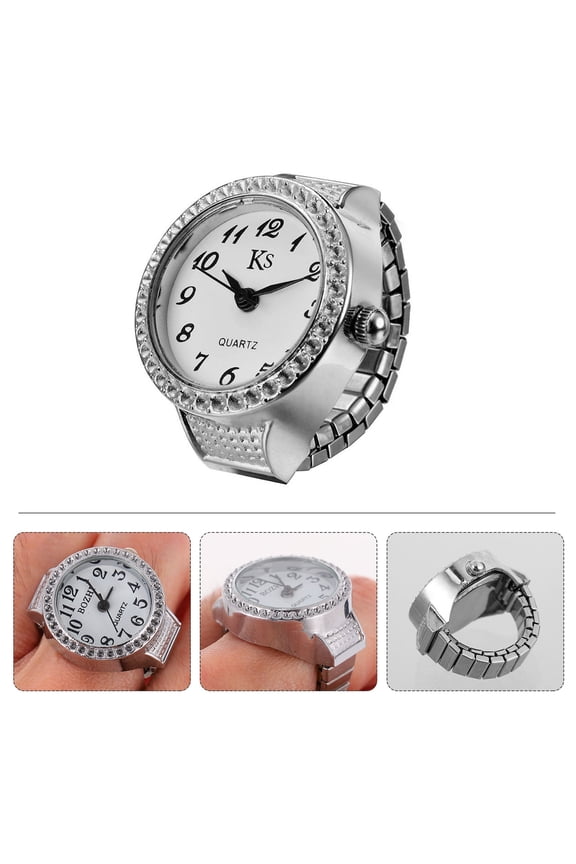Mini Quartz Ring Watch Waterproof Minimalist Men and Women Miss