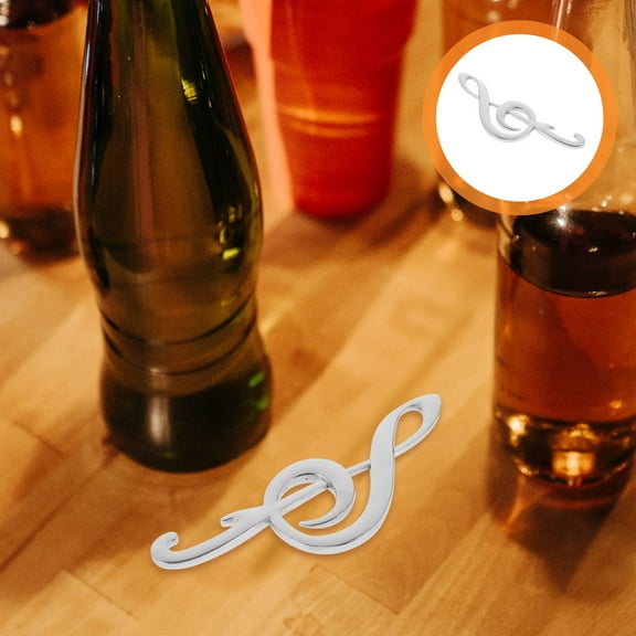 UPKOCH Musical Note Corkscrew Silver Bottle Opener Easy to Use