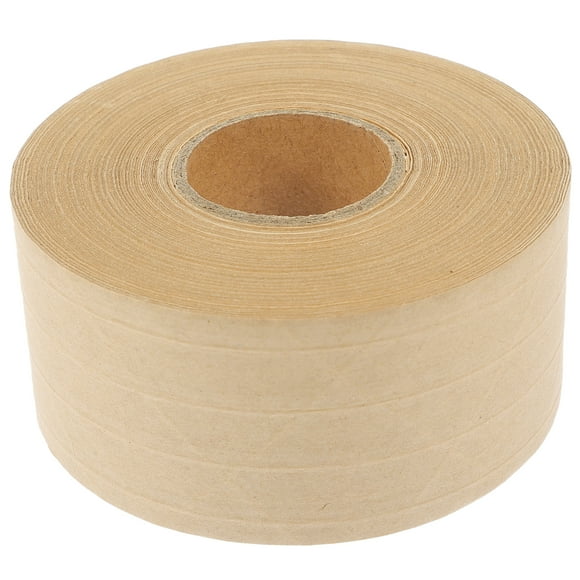 UPKOCH Paper Tape Binding Tape Celo Sided Refills Writable Tape Carton Khaki 500X4.8X0.1CM