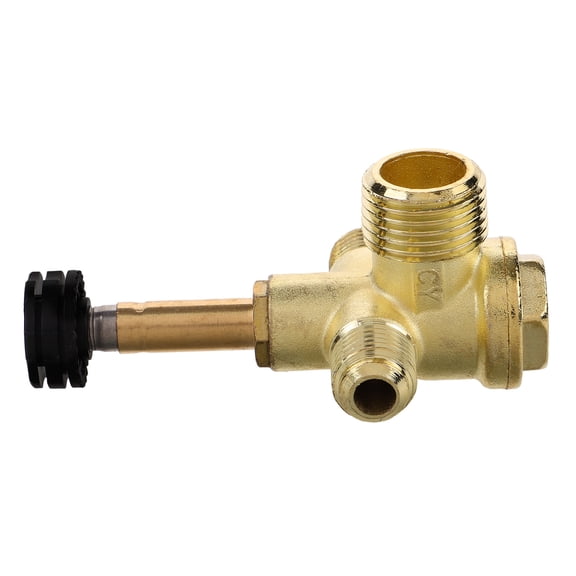 Tendycoco Threaded Check Valve Fitting Air Compressor Accessories Golden