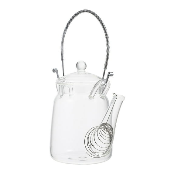 UPKOCH Top Handle Glass Kettle Refrigerator Water Kettle Miss 19X14X8.2CM Transparent