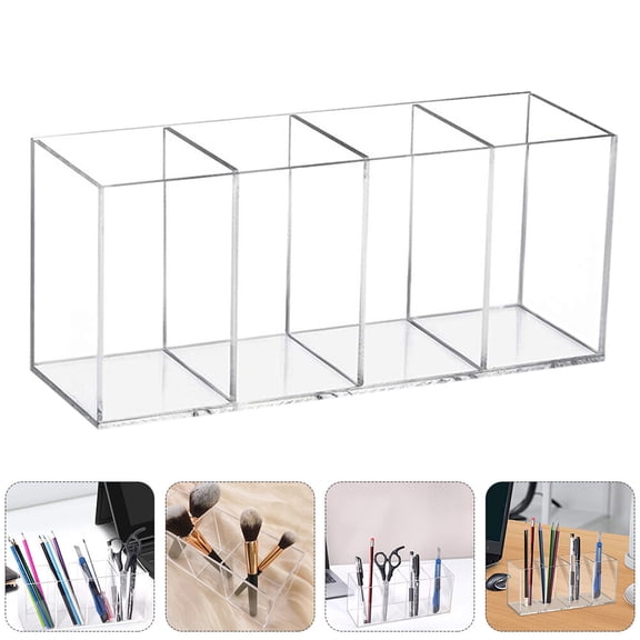 UPKOCH Pen Stand Pen Holder Acrylic 1Pack 8.9X3.8X3In
