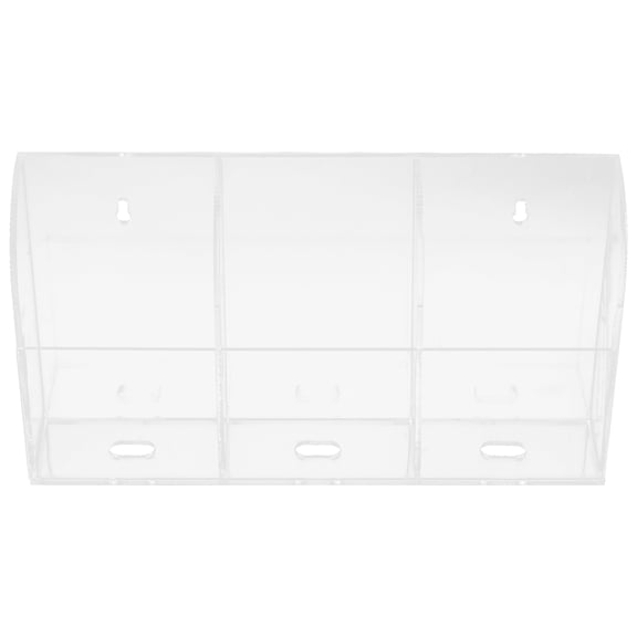 UPKOCH Wall Mounted Holder Acrylic Mobile Phone Charging Rack Storage Box Container - Three Boxes Combination