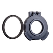 Tenebraex Clear Objective Flip Cover with Adapter Ring for 56mm Scopes, Protective Lens Cap, Black 56CZC0-CCR
