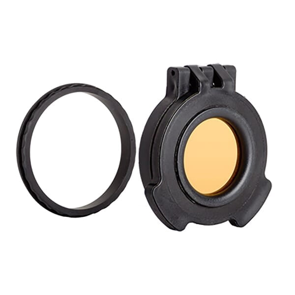 Tenebraex Objective Amber Flip Cover with Adapter Ring for 56mm Objective Scopes, Amber Lens Protection (SB5600-ACR)