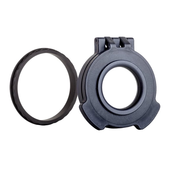 Tenebraex Objective Clear Flip Cover with Adapter Ring for 56mm Objective Diameter Scopes (KH5658-CCR)