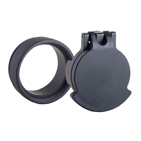 Tenebraex Objective Flip Cover with Adapter Ring, Black, Fits 24mm Diameter Objective Lens (24SBC0-FCR)