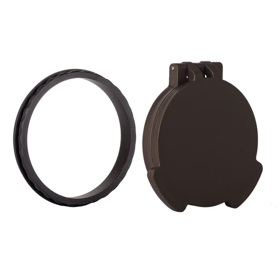 Tenebraex Objective Flip Cover with Adapter Ring, Dark Earth/Black, Fits 42-44mm Scopes (VE0044-FCR)