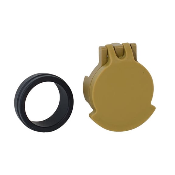 Tenebraex Objective Flip Cover with Adapter Ring, Fits Select 1-5x24 and 1-6x24 Scopes, FDE (KR2701-FCR)