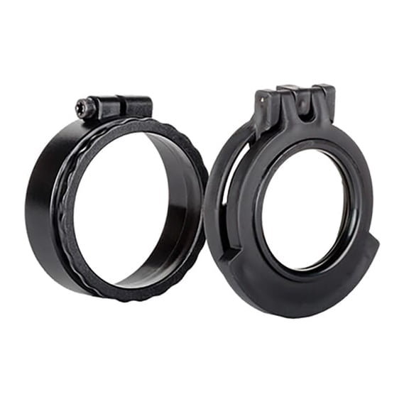 Tenebraex Ocular Clear Flip Cover with Adapter Ring, Protective Scope Lens Cap, Black (UAC006-CCR)