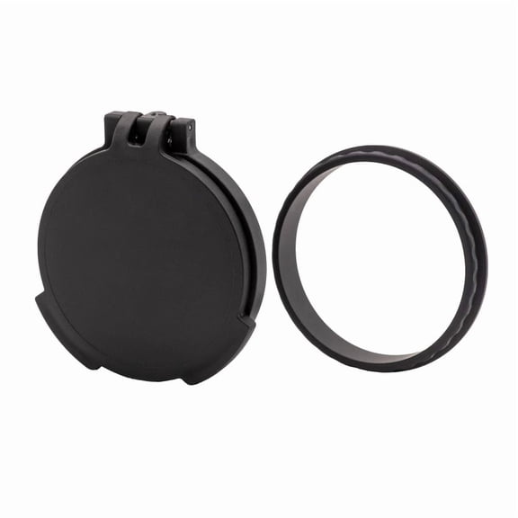 Tenebraex Scope Cover and Adapter Ring for 3-15x42mm Optics, Flip-Open Protective Lens Cap (44FCR-012BK1)