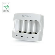 Tenergy Battery Charger for Arlo Certified 3.7V RCR123A Li-ion Rechargeable Batteries, for Arlo Smart Security Cameras