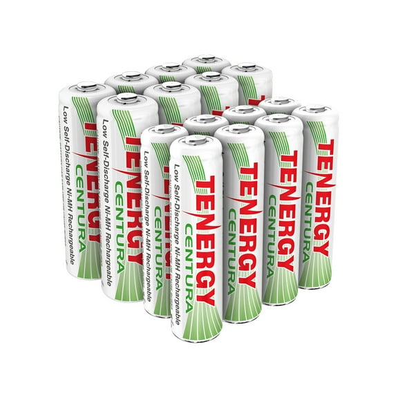 Tenergy Centura AA and AAA Rechargeable Batteries, 1.2V NiMH 1.2V Batteries, (8AA/8AAA)