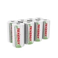 thumbnail image 1 of Tenergy Centura C Size Batteries, 1.2V 4000mAh NiMH C Rechargeable Battery, 8 Pack, 1 of 3