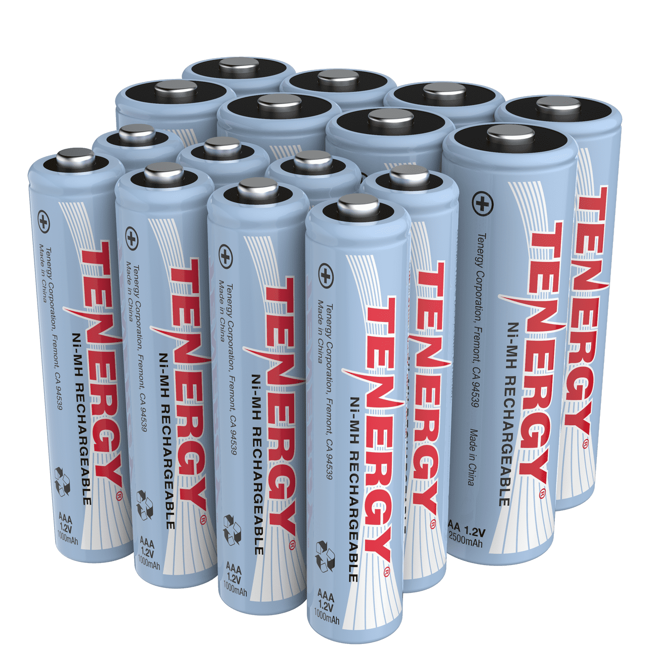 Tenergy NiMH Rechargeable AA and AAA Batteries (8AA/8 AAA)