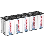 Tenergy Premium 9V Rechargeable Batteries, 10 Pack