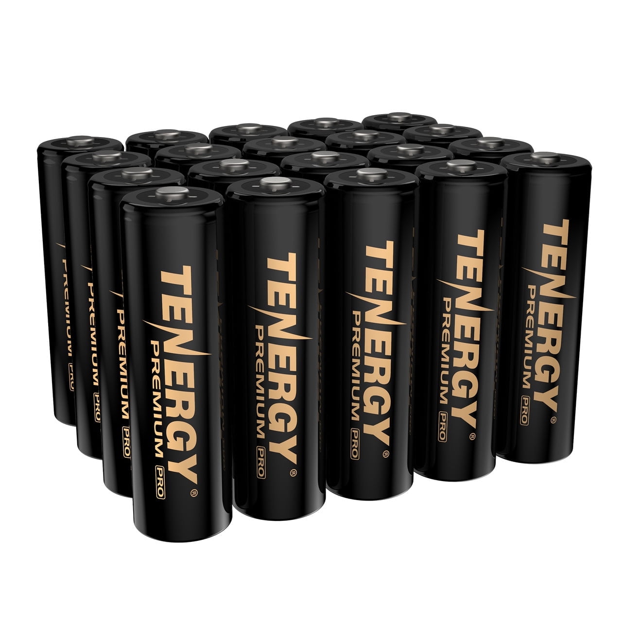 Tenergy PRO Rechargeable AA Batteries, High Capacity 2800mAh NiMH, 20 Pack