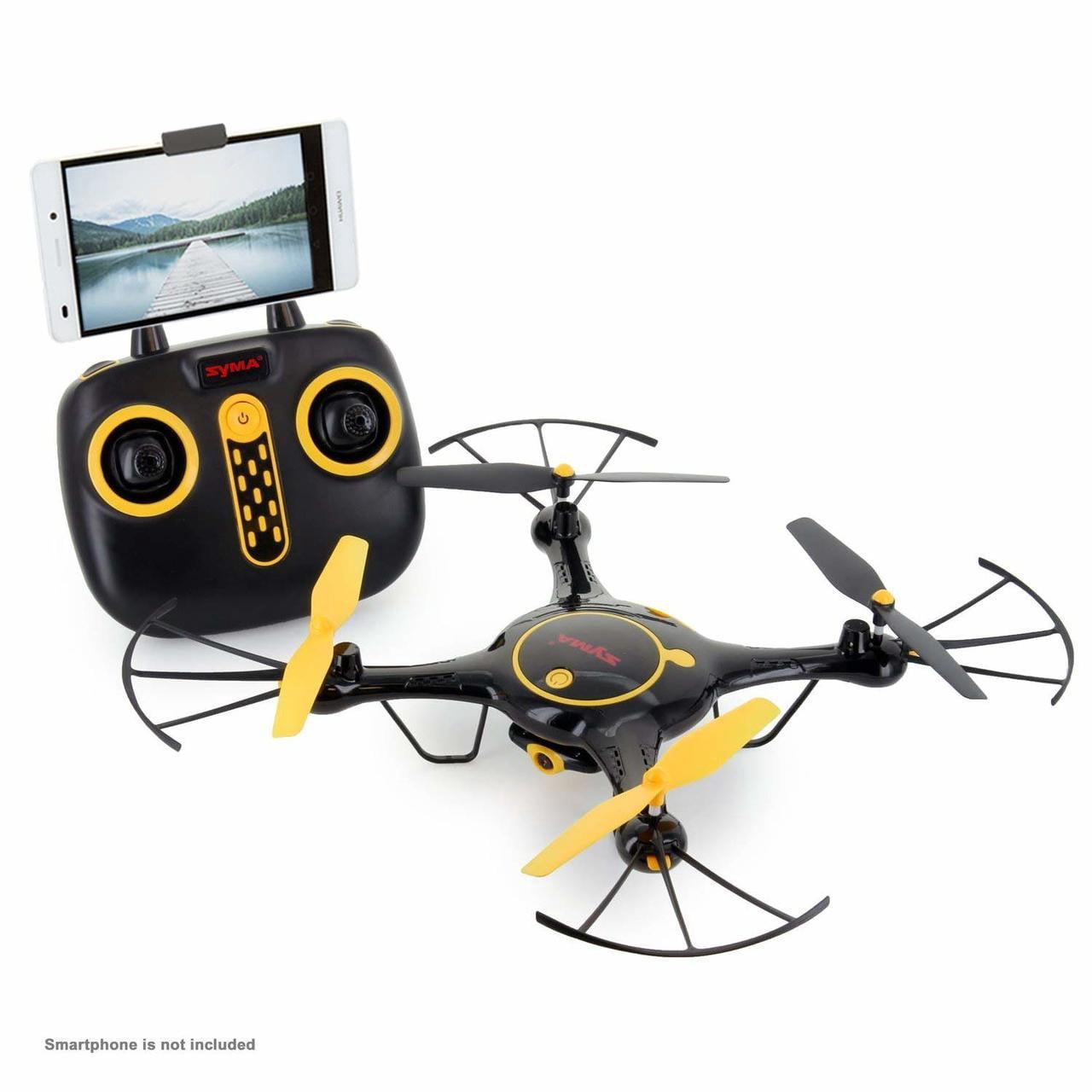 tenergy syma x5uw wifi fpv quadcopter with hd camera-(exclusive black/yellow color)