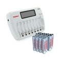 thumbnail image 1 of Tenergy TN162 Smart Charger & 8 Pack AA & 8 Pack AAA NiMH Rechargeable Batteries, 1 of 9