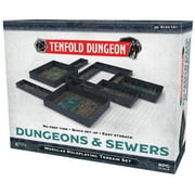 Tenfold Dungeon Dungeons & Sewers - Modular Roleplaying Terrain Set & 5e RPG Adventure, Gale Force 9