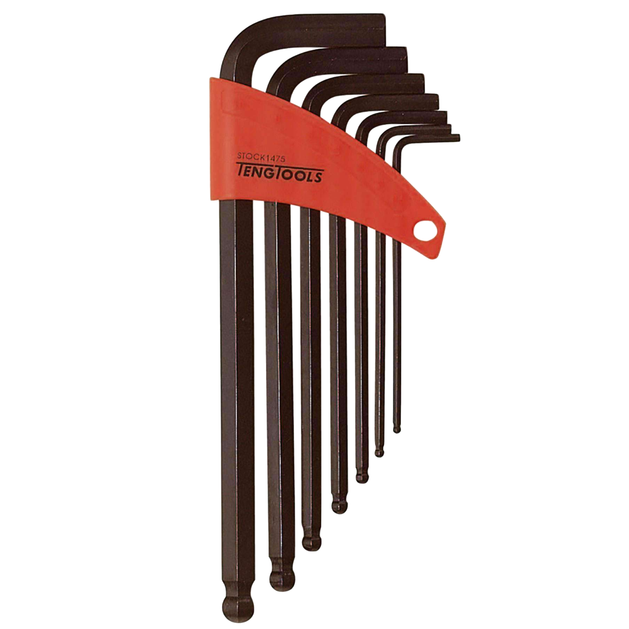 C.K T4443M Metric Ball End Hex Key Set - 10 Sizes (1.5-10mm) In Holder, Chrome Vanadium Steel 3 thumbnail image