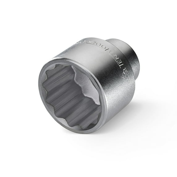 Teng Tools 1 Inch 12 Point SAE Shallow 3/4 Inch Drive Chrome Vanadium Socket | Mechanic Tool | Hand Tool - M340132-C