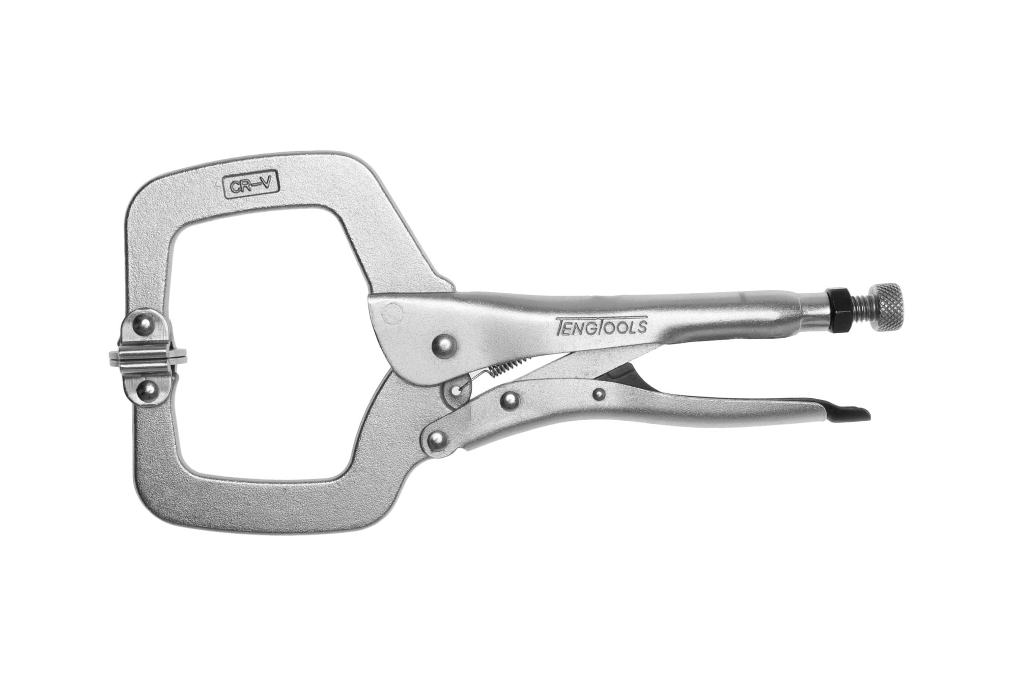Teng Tools 11 Inch C Clamp Power Grip Pliers With Swivel Pads & Non ...