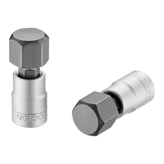 Teng Tools 12MM 1/4 Inch Drive Metric Hex Chrome Vanadium Socket - M141512-C