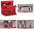 thumbnail image 1 of Teng Tools 131 Piece Complete Mixed Service Tool Kit + 1 Heavy Duty Toolbox Storage Case - TC8131NF, 1 of 6
