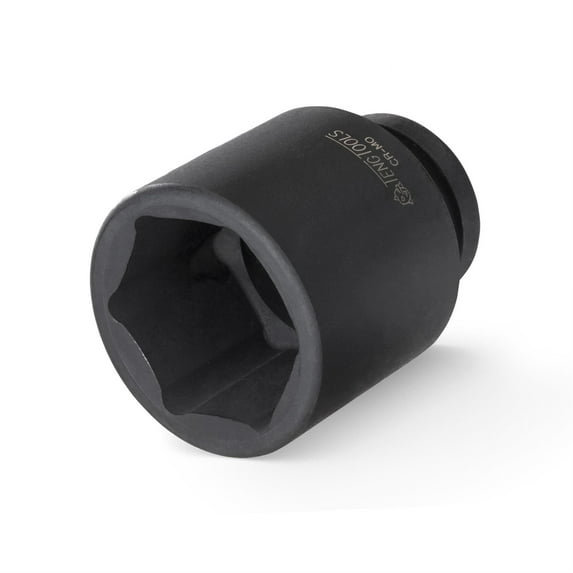 Teng Tools 22MM 1/2 Inch Drive DIN 6 Point Metric Short Reach Stubby Chrome Molybdenum Impact Socket | Low Profile | Mechanic Tool | Hand Tool - 920722-C
