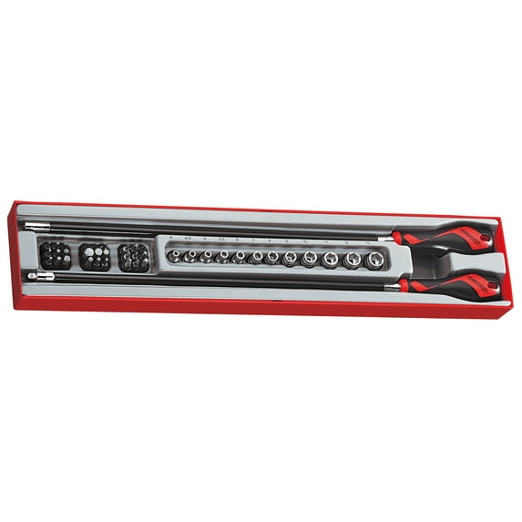 Teng Tools 41 Piece Long Flexible Screwdriver and Socket Set - TTXMD41N