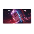 thumbnail image 1 of Tengen Uzui License Plate, Car Front License Plates With 4 Holes, Metal Car Plate,Aluminum Novelty License Plate, 6 * 12 Inches, 1 of 7