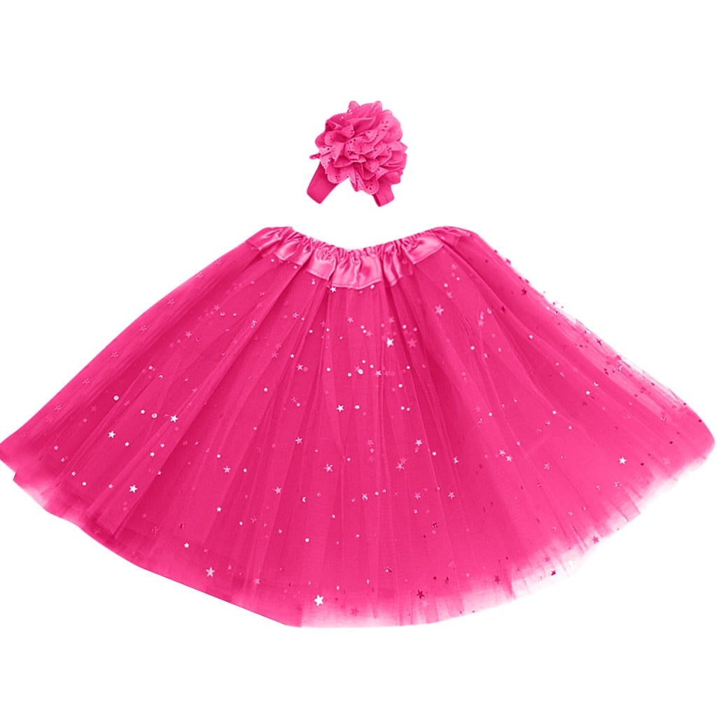 Tengma Toddler Grils Tulle Tutu Skirts Tutu Kids Hair Skirt Girl ...