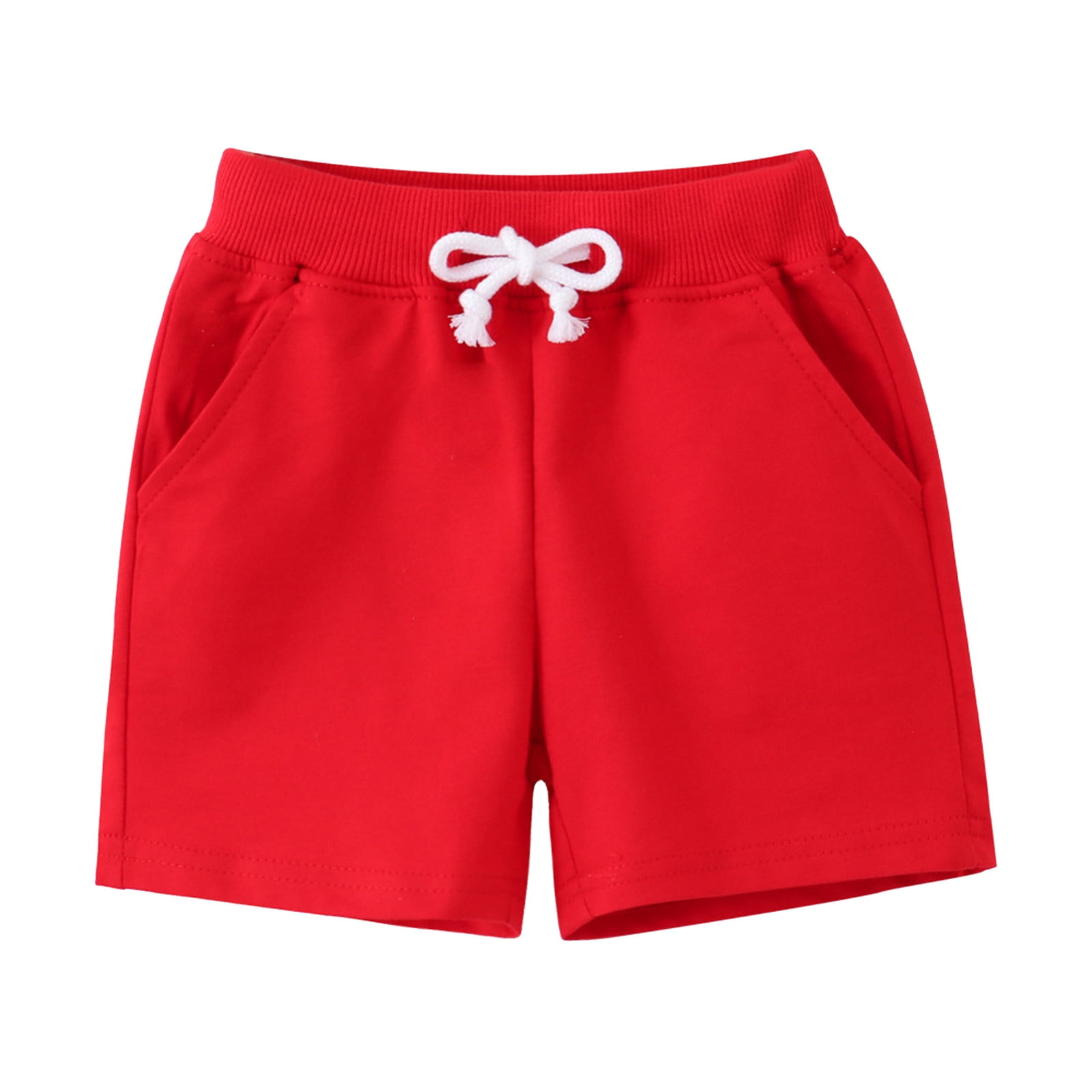 Tengma Toddler Kids Girls Athletic Shorts Kids Solid Color Casual Sport